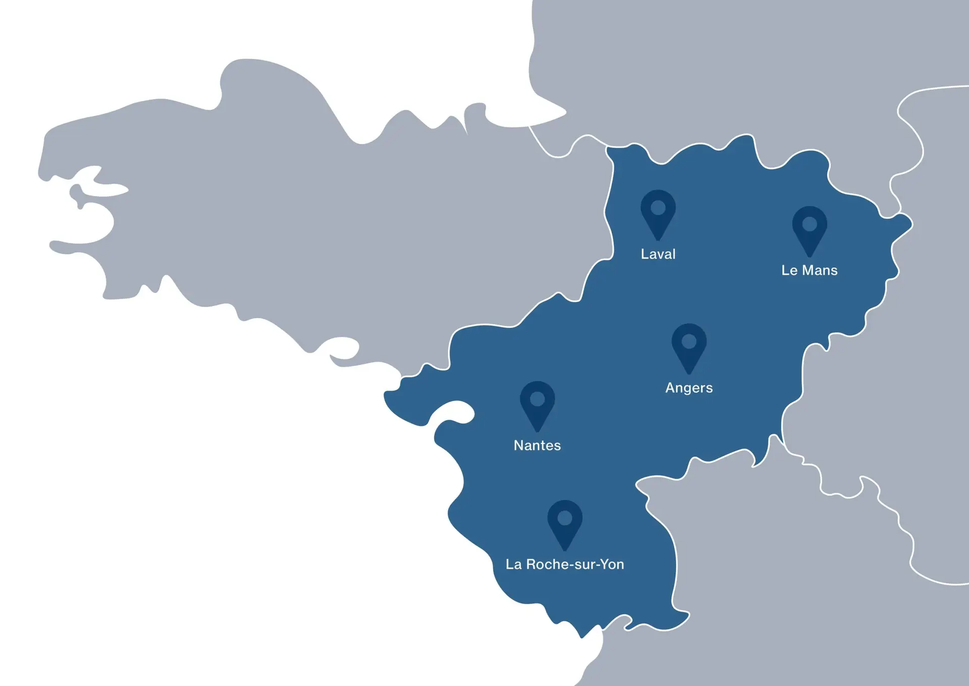 Carte Pays De La Loire